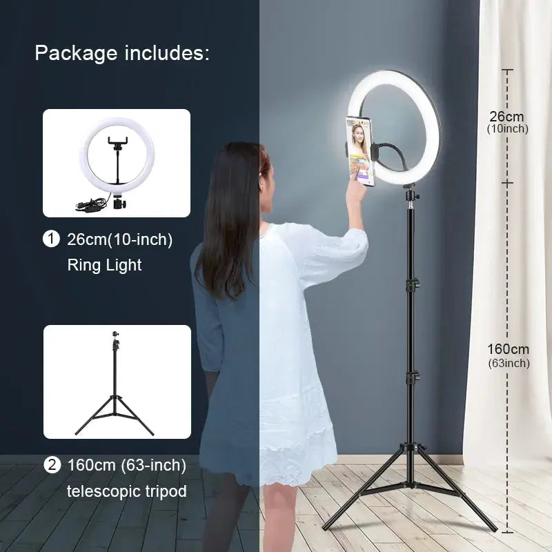 Das Vielseitige 26 cm Ringlicht für Perfekte Beleuchtung: Illuminieren Sie Ihre Kreativität Das Vielseitige 26 cm Ringlicht für Perfekte Beleuchtung: Illuminieren Sie Ihre Kreativität